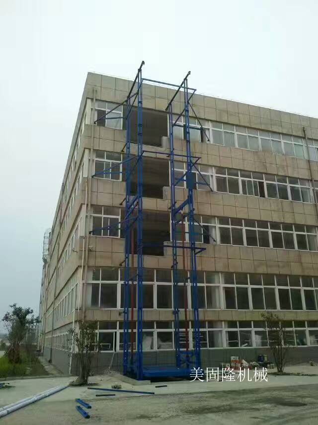 怒江室外双臂导轨式升降机厂家